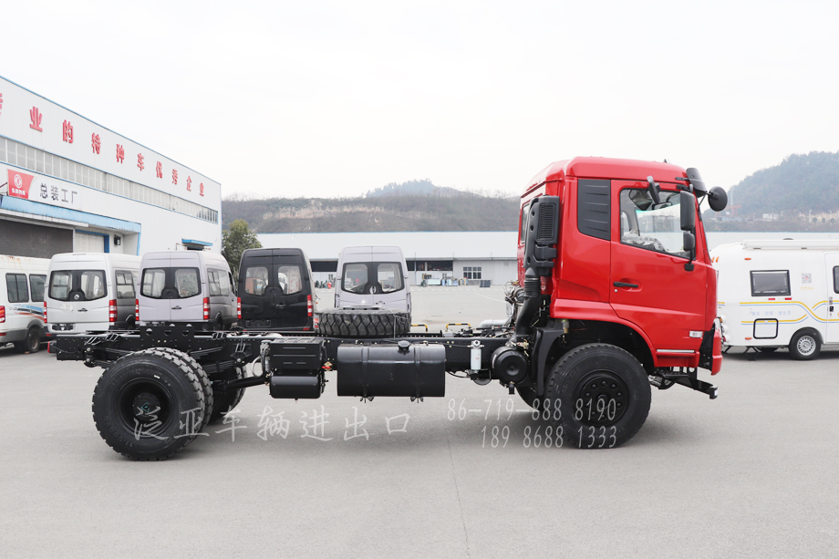 4*2东风天锦底盘,两桥底盘改装,专用车底盘销售出口