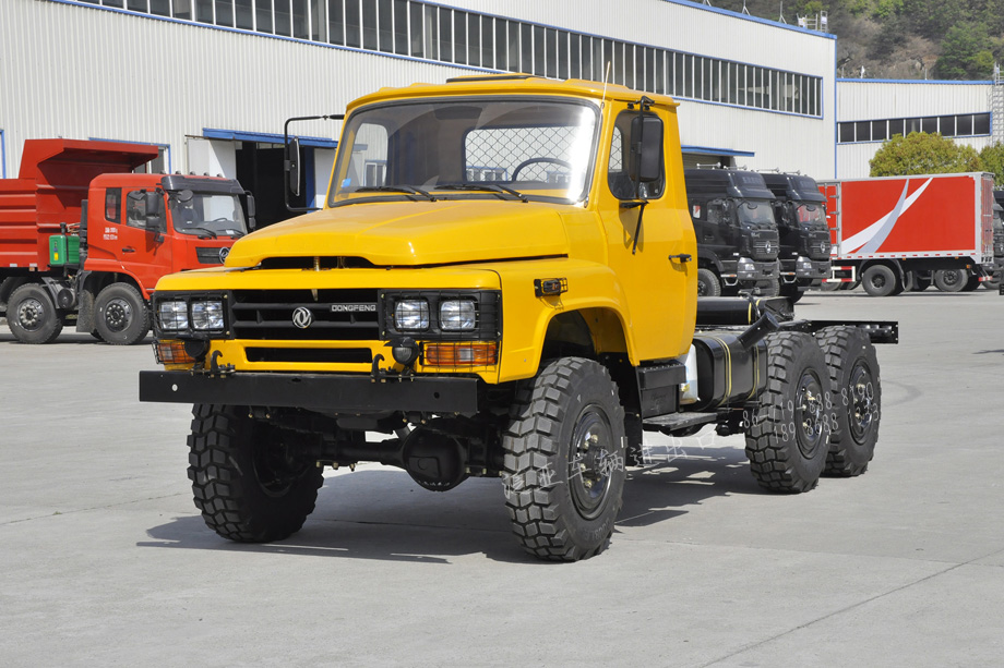 6*6东风越野底盘,越野专用车,洒水车底盘改装