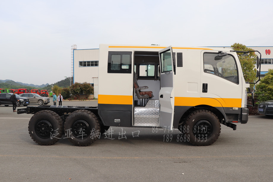 六驱工程车底盘,10座专用车底盘