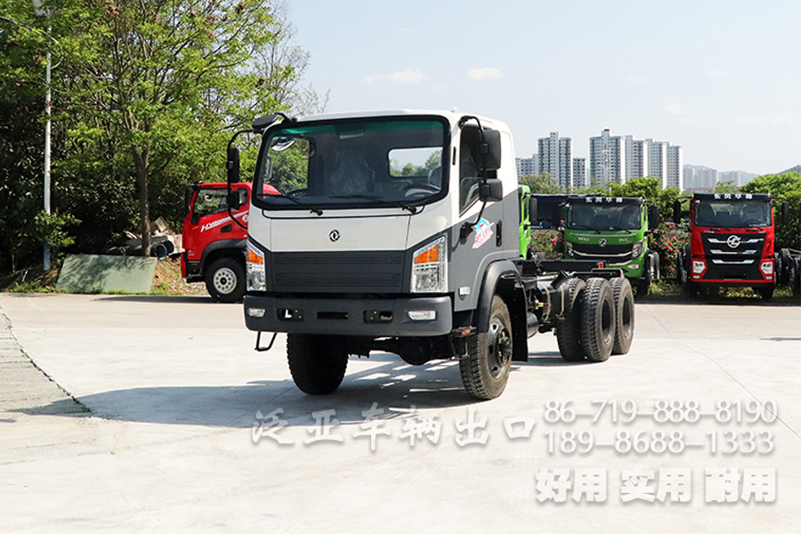 6驱东风平头卡车底盘、六驱“山猫”越野轻型卡车、6*6专用越野车底盘