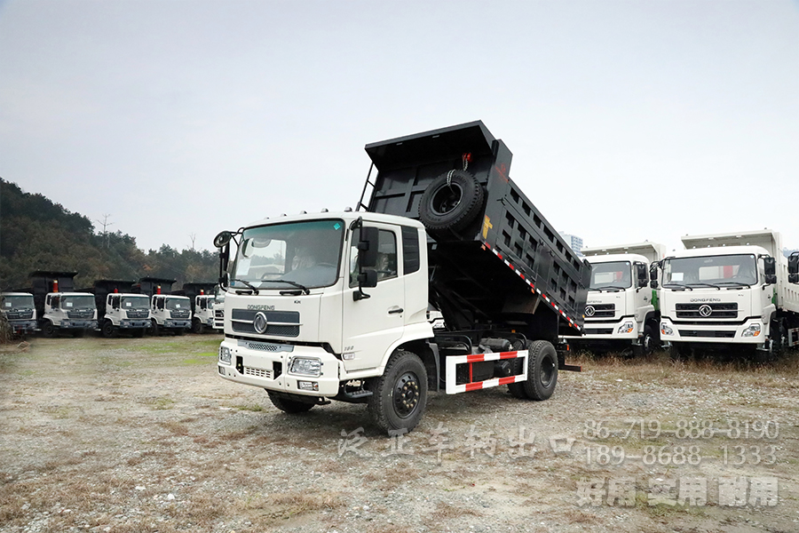 DFL3120B中小型自卸汽车_4*2东风平头160马力出口车_工地矿区拉土方自卸车