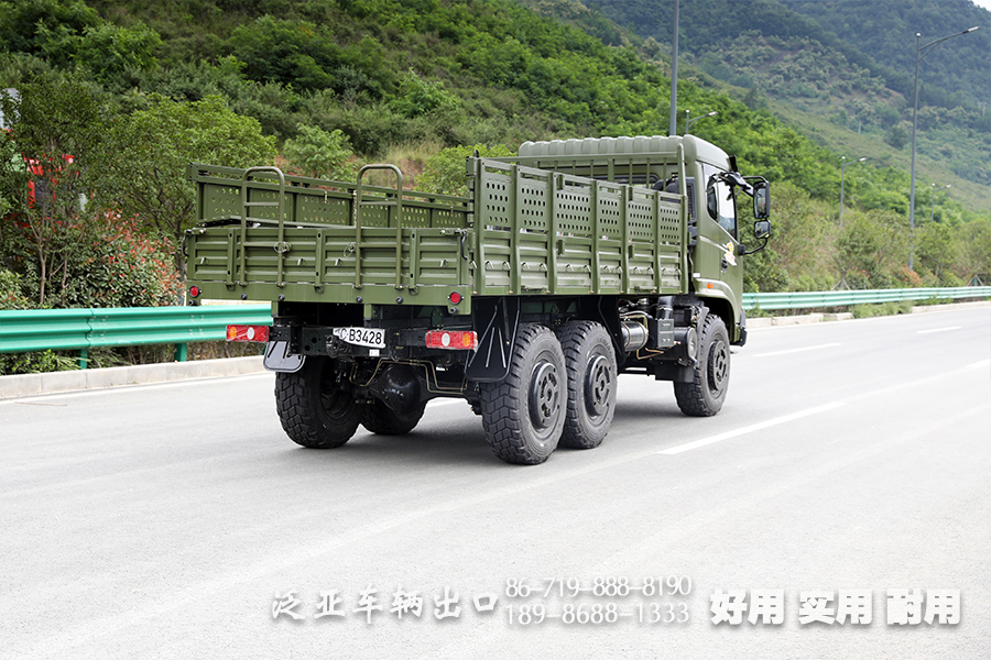 东风6×6,越野卡车厂家,专用卡车厂家,升级款货车,EQ2102载货车,东风六驱,六驱EQ2102,210马力货车,平头货车定制