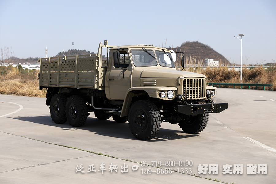 绞盘卡车,东风六驱柴油车,EQ2082E6D,六驱尖头汽车,越野卡车,民用版军车,4吨军车