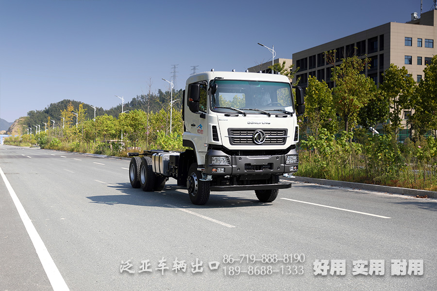 
东风6×6,东风350马力底盘,国五越野专用底盘,六驱潍柴卡车,重型商用车,定制型工地矿山底盘,矿山底盘厂家