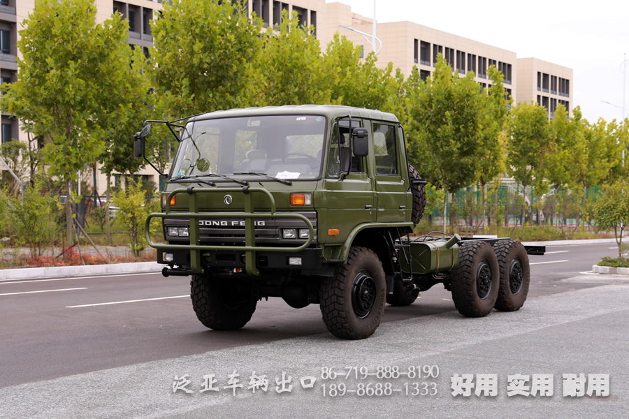 EQ246专用车底盘_东风六驱2102双排153驾驶室越野卡车底盘_东风246越野货车底盘