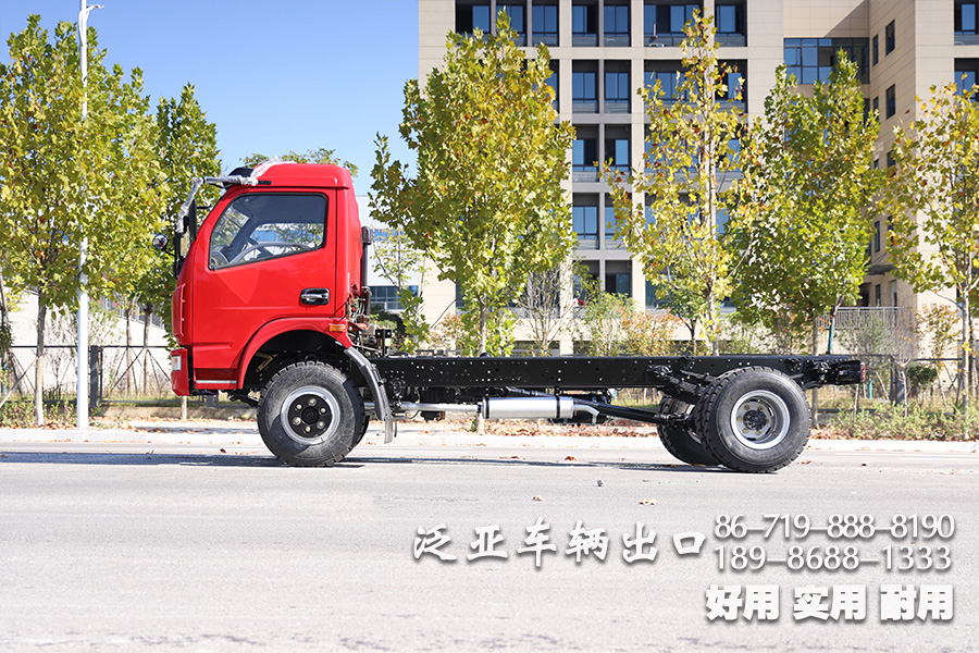 5吨自卸车底盘,东风轻卡自卸底盘,出口专供卡车底盘,东风单排4*2,轻型自卸货车底盘