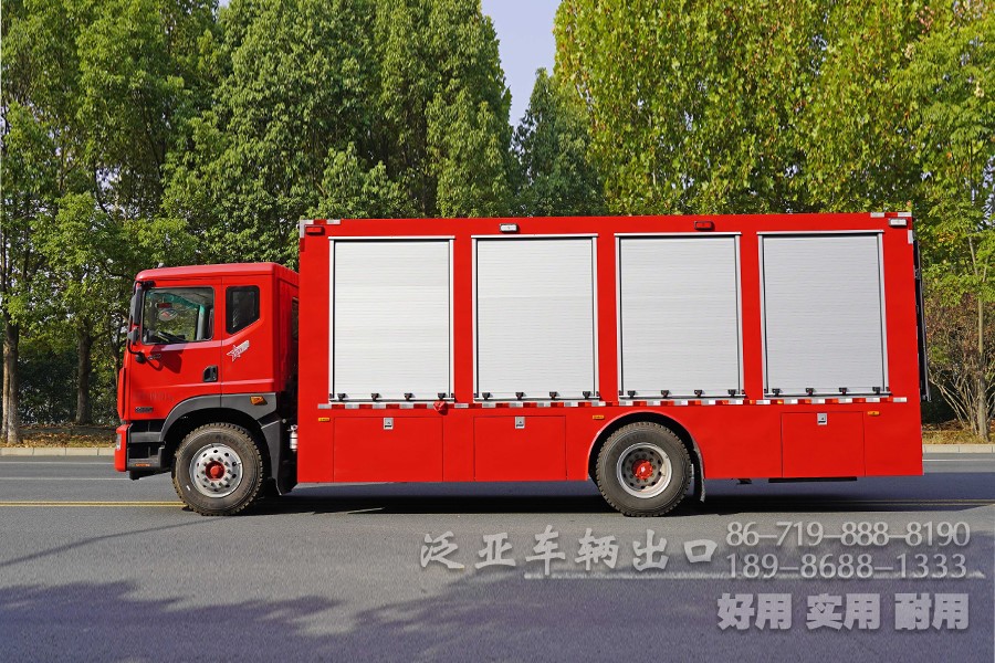消防救援车 救援工程车 应急抢险车 多功能厢式车， 汛期排涝救险车， 应急电源车， 通讯抢修车， 专项救援车