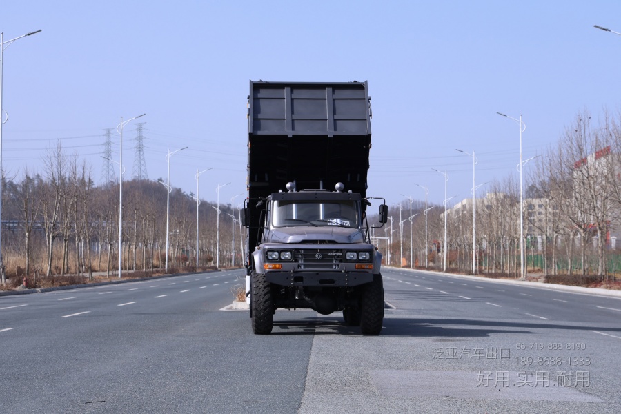 东风六驱尖头越野型自卸卡车_全驱EQ245翻斗货车_EQ2100出口专用运输车